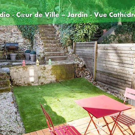Oo Le Jardin Oo Paisible Studio Equipe Et Bien Place 坎佩尔 外观 照片