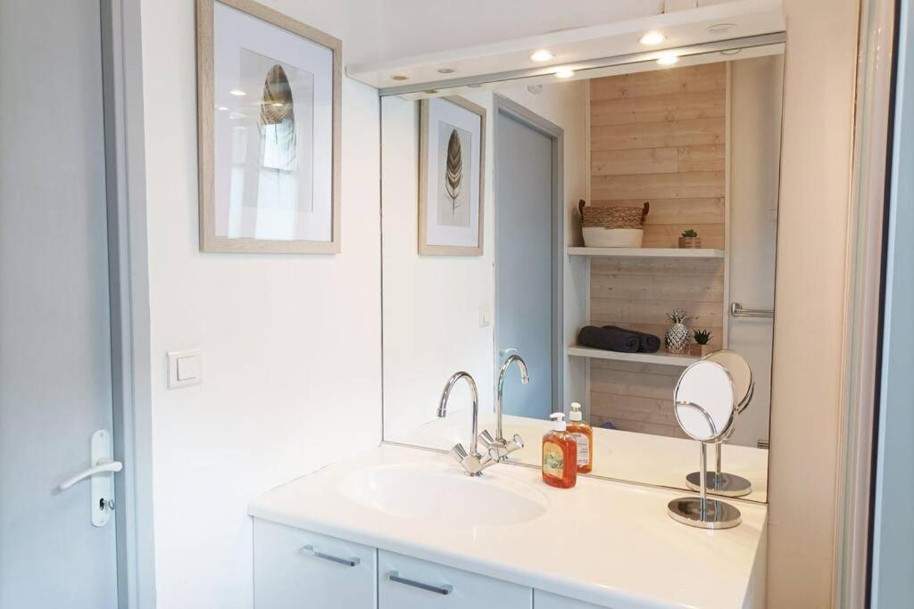 Oo Le Jardin Oo Paisible Studio Equipe Et Bien Place 坎佩尔 外观 照片